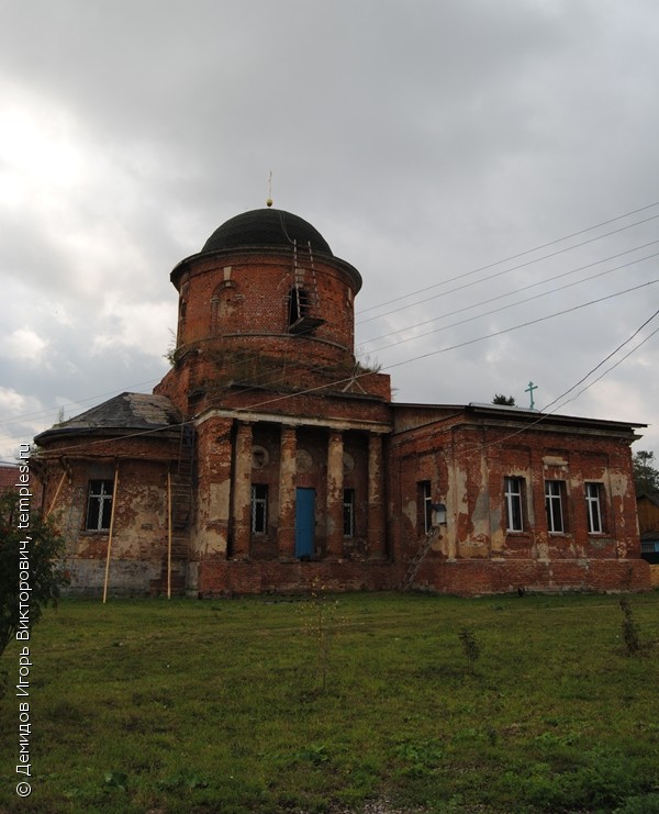 Церковь Воскресения Словущего в Воскресенском на Упе