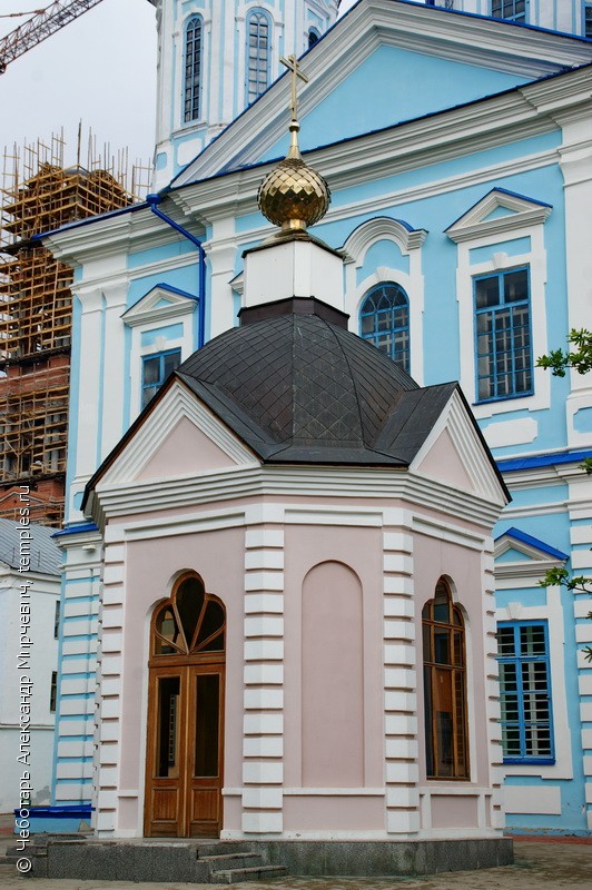 Часовня над могилой Архиепископа Евгения в Казанском Тамбовском монастыре