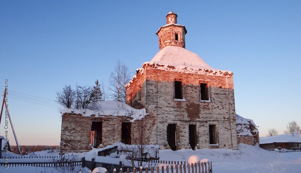 Церковь Успения Пресвятой Богородицы в Лене