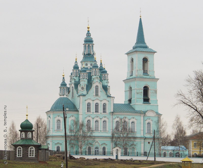 Церковь Преображения Господня в Нижней Синячихе