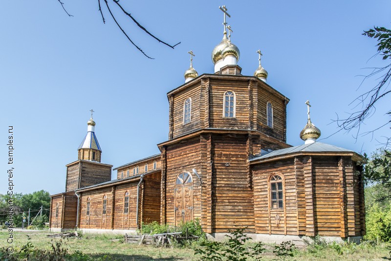Церковь Иконы Божией Матери Феодоровская в Новокашпирском