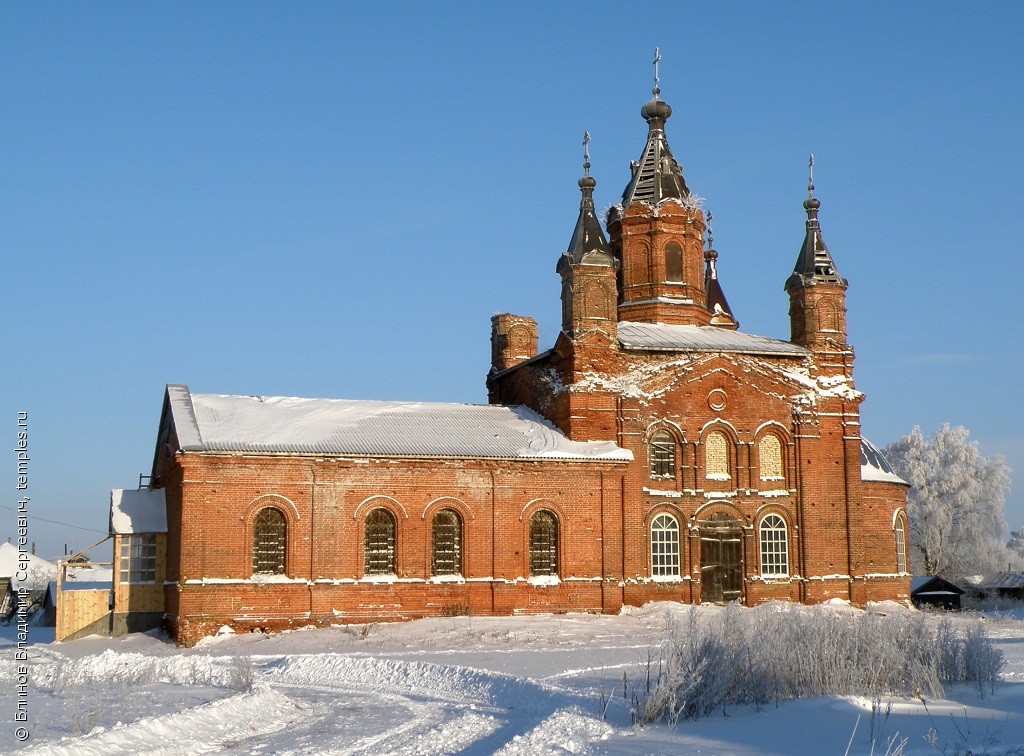 Церковь Воскресения Словущего в Онучино